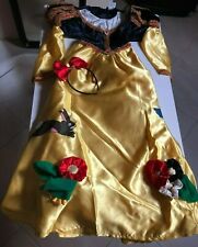 COSTUME CARNEVALE BIANCANEVE BAMBINA 6/7 ANNI