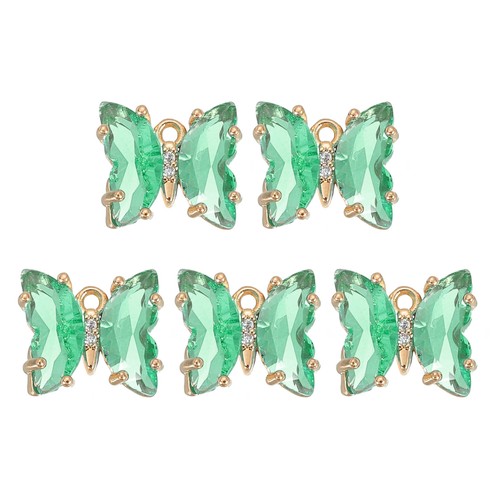Pcs charm farfalla dorata - farfalla,