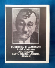 L'ordine di Almirante è già