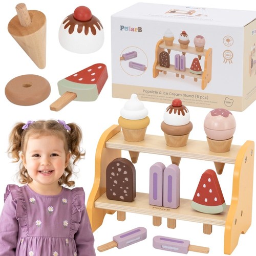 Set gelateria viga legno - gelateria,