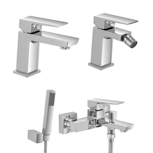 Set miscelatori cromati - , lavabo