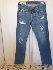 JEANS UOMO HOLLISTER CALIFORNIA CLASSIC STRETCH STRAPPATO SIZE 28/31