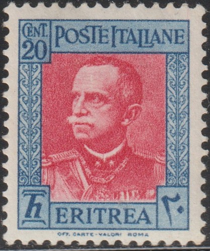1921 eritrea cent nuovo - 1921, 20
