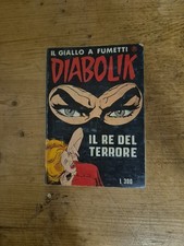 DIABOLIK n. 1 "IL RE del TERRORE" prima ristampa bianca ediz. Astorina del 1978