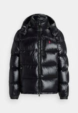 Polo Ralph Lauren Piumino Uomo Gorham Lucido Blu Giubbotto Con Cappuccio E Zip