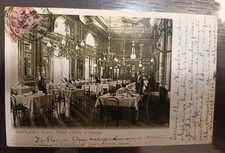 Fp Napoli Grand Hotel Sala Pranzo Animata VG Uruguay Nn Comune