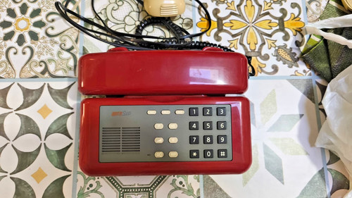 Telefono fisso vintage sirio - telefono,