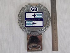 1950s Vintage JR GAUNT Car Badge - Silver City Airways