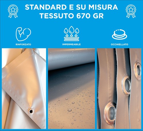Telone telo pvc misura - telone, in