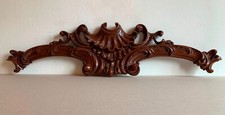 Antica cimasa in legno intagliato anni 50 lunghezza cm. 75