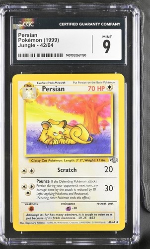 Pokemon jungle persian 1999 - jungle,