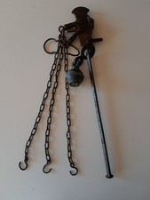 Antica Stadera Ferro Bilancia Romana Pesa Portata Kg 7 Prima Metà '900 VINTAGE 