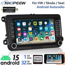 Autoradio DAB+ Android per VW GOLF 5 6 Passat 3C Polo 6R con navigatore GPS WIFI RDS