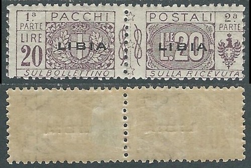 1912 libia pacchi postali - libia,