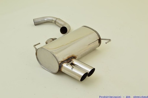Scarico sportivo fms acciaio - scarico,