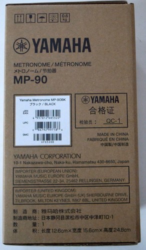 Yamaha metronomo nero bk - metronomo,