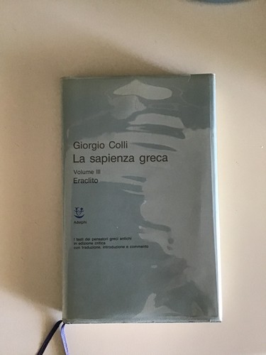 Colli la sapienza greca - sapienza,