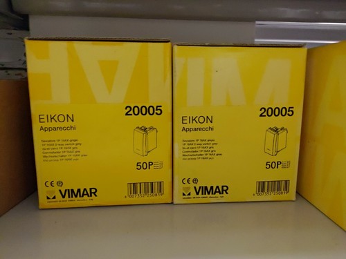 Deviatore vimar eikon 20005 - 1p,
