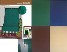 TENDA DA SOLE con ANELLI 145x250 145x300TINTA UNITA PORTA esterno IDROREPELLENTE