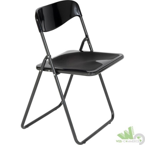 Sedia pieghevole poker - poker, nera