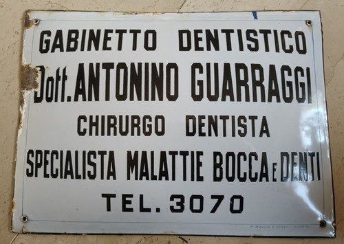 Insegna targa tabella smaltata - tabella,