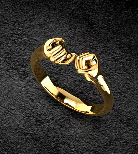 Anello giuramento mignolo - , in