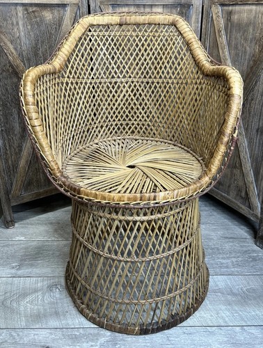 Sedia vintage mcm boho - sedia,