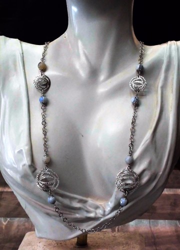 Collana lunga argento 925 - collana, in
