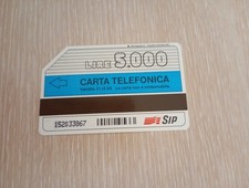 SCHEDA TELEFONICA  RARA SIP
