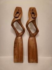 Coppia di sculture astratte