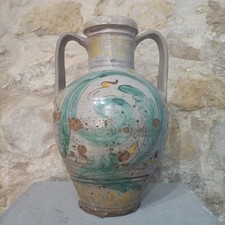 CERAMICA ANTICA QUARTARA CALTAGIRONE VIETRI BUMMULA SICILIA CANNATA BURGIO VASO