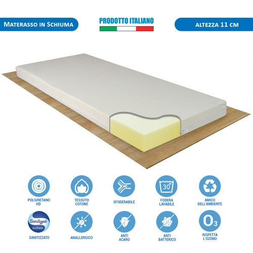 Materasso singolo 80x190 - , in