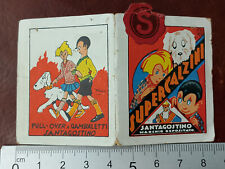 SUPERCALZINI SANTAGOSTINO MICRO LIBRETTO CON DECALCOMANIE PUBBLICITARIO ANNI '30