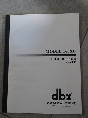 Dbx 166xl cancello compressore - 166xl,