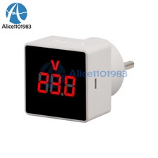 Voltmetro digitale AC spina europea UE misuratore di tensione AC50-380V voltmetro misuratore