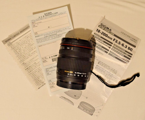 Sigma 200mm 6 3 dc - sigma, 18-200mm