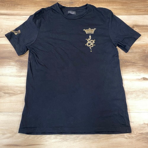 Shirt zara uomo nera - t-shirt,