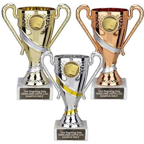Carte poker award - 145mm, trofeo