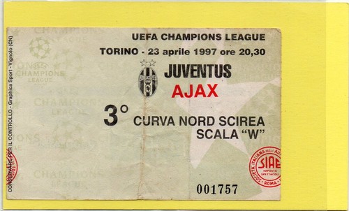 Biglietto juventus ajac - juventus, -ajac
