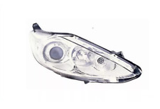 FARO FANALE PROIETTORE ANTERIORE DX H7 H1 PER FORD FIESTA 09 13 CROMO ELETTRICO