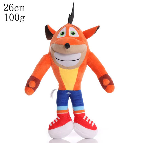 26cm peluche crash - peluche, bandicoot