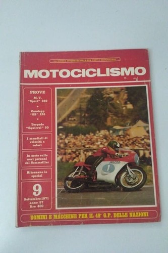 Motociclismo 1971 prove v - motociclismo, prove:m.v