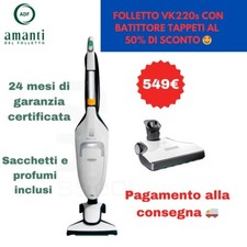 FOLLETTO VK220s pari a nuovo PIÙ BATTITORE TAPPETI AL 50%