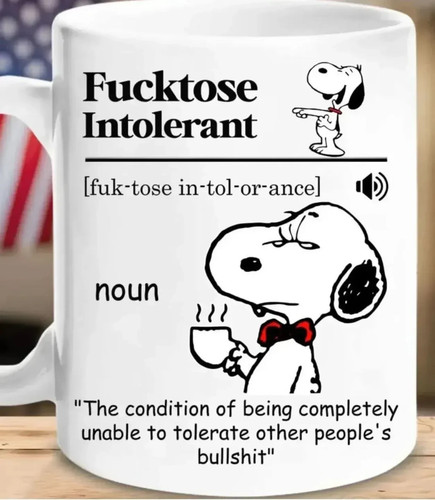 Tazza caffè divertente - , snoopy