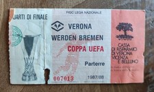 Biglietto coppa uefa verona - uefa,