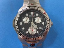 CRONOGRAFO OROLOGIO UOMO SECTOR 250 SWISS MADE 100 MT .FUNZIONANTE.