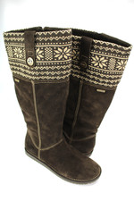 Tamaris n.40 stivali da donna stivaletti stivali invernali scamosciati marroni TOP E 921