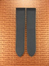 23mm Black Leather Strap Large