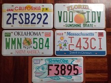 Targhe Americane da collezione