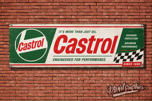 Castrol olio striscione - olio, /